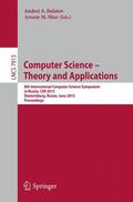 Shur / Bulatov |  Computer Science - Theory and Applications | Buch |  Sack Fachmedien