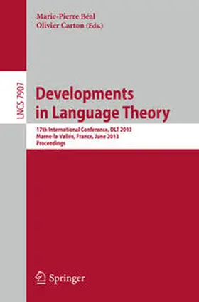 Beal / Carton | Developments in Language Theory | E-Book | www.sack.de