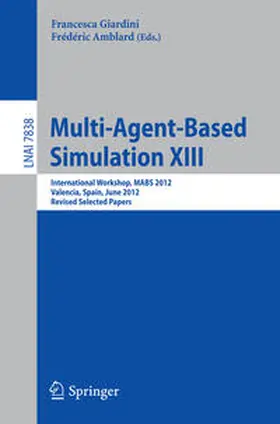Giardini / Amblard | Multi-Agent-Based Simulation XIII | E-Book | sack.de