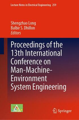 Dhillon / Long |  Proceedings of the 13th International Conference on Man-Machine-Environment System Engineering | Buch |  Sack Fachmedien