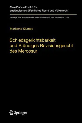 Klumpp | Schiedsgerichtsbarkeit und Ständiges Revisionsgericht des Mercosur | E-Book | www.sack.de