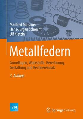 Meissner / Schorcht / Kletzin | Metallfedern | Buch | 978-3-642-39122-4 | sack.de