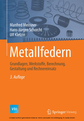 Meissner / Schorcht / Kletzin | Metallfedern | E-Book | sack.de