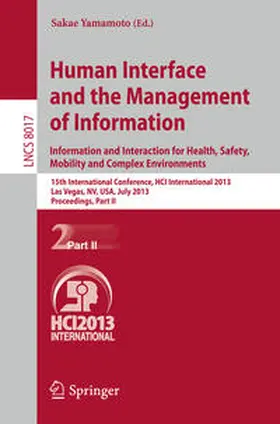 Yamamoto | Human Interface and the Management of Information | E-Book | www.sack.de