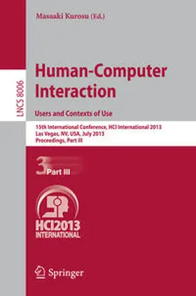 Kurosu | Human-Computer Interaction: Users and Contexts of Use | E-Book | www.sack.de