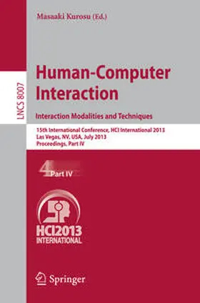 Kurosu | Human-Computer Interaction: Interaction Modalities and Techniques | E-Book | www.sack.de