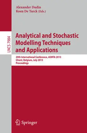 Dudin / De Turck | Analytical and Stochastic Modeling Techniques and Applications | E-Book | sack.de