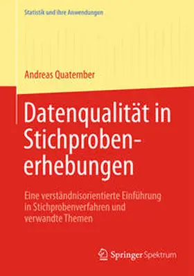Quatember |  Datenqualität in Stichprobenerhebungen | eBook | Sack Fachmedien