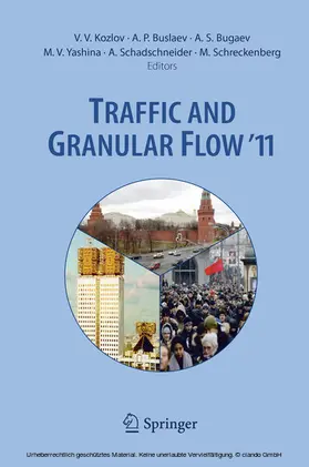 Kozlov / Buslaev / Bugaev | Traffic and Granular Flow '11 | E-Book | sack.de