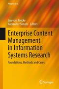 Simons / vom Brocke |  Enterprise Content Management in Information Systems Research | Buch |  Sack Fachmedien