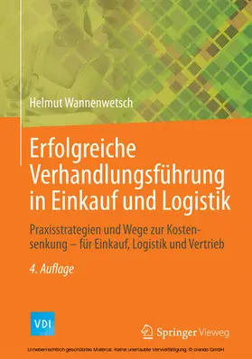 Wannenwetsch |  Erfolgreiche Verhandlungsführung in Einkauf und Logistik | eBook | Sack Fachmedien