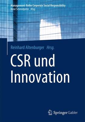 Altenburger |  CSR und Innovationsmanagement | Buch |  Sack Fachmedien