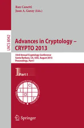 Canetti / Garay | Advances in Cryptology – CRYPTO 2013 | E-Book | www.sack.de