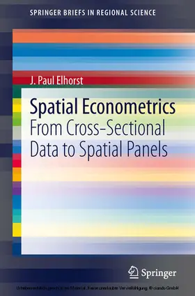 Elhorst |  Spatial Econometrics | eBook | Sack Fachmedien