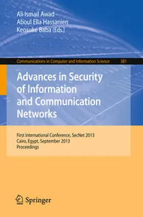 Awad / Hassanien / Baba | Advances in Security of Information and Communication Networks | E-Book | sack.de