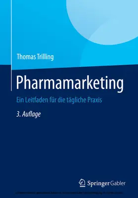 Trilling | Pharmamarketing | E-Book | www.sack.de