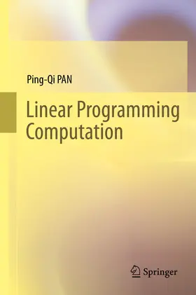 PAN |  Linear Programming Computation | eBook | Sack Fachmedien