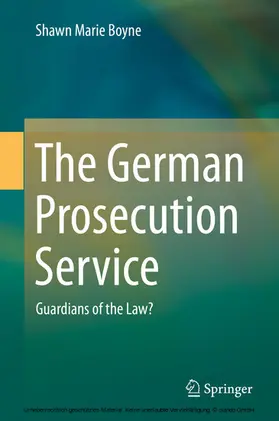 Boyne | The German Prosecution Service | E-Book | www.sack.de