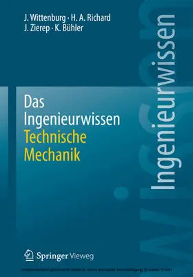 Wittenburg / Richard / Zierep | Das Ingenieurwissen: Technische Mechanik | E-Book | www.sack.de