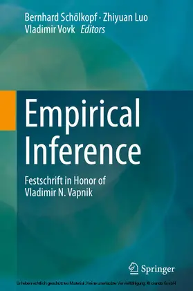 Schölkopf / Luo / Vovk |  Empirical Inference | eBook | Sack Fachmedien