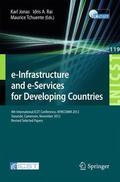 Jonas / Tchuente / Rai |  e-Infrastructure and e-Services for Developing Countries | Buch |  Sack Fachmedien