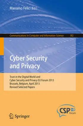 Felici | Cyber Security and Privacy | E-Book | sack.de