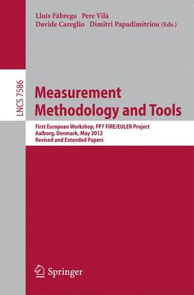 Fàbrega / Papadimitriou / Vilà |  Measurement Methodology and Tools | Buch |  Sack Fachmedien