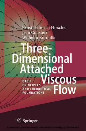 Hirschel / Cousteix / Kordulla | Three-Dimensional Attached Viscous Flow | E-Book | sack.de