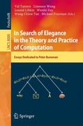 Tannen / Wong / Fourman |  In Search of Elegance in the Theory and Practice of Computation | Buch |  Sack Fachmedien