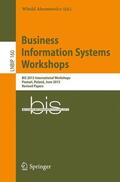 Abramowicz |  Business Information Systems Workshops | Buch |  Sack Fachmedien