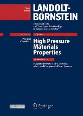 Kawazoe / Kaneko / Uwatoko | High Pressure Materials Properties | Buch | sack.de