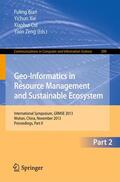 Bian / Zeng / Xie |  Geo-Informatics in Resource Management and Sustainable Ecosystem | Buch |  Sack Fachmedien