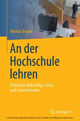 Brauer |  An der Hochschule lehren | eBook | Sack Fachmedien
