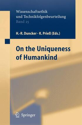 Prieß / Duncker | On the Uniqueness of Humankind | Buch | 978-3-642-42144-0 | sack.de