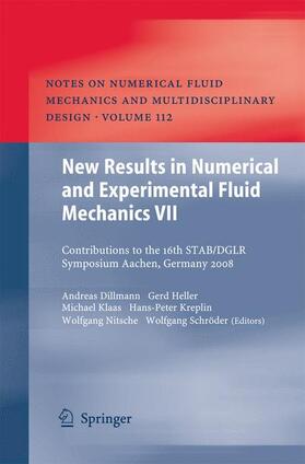 Dillmann / Heller / Kreplin | New Results in Numerical and Experimental Fluid Mechanics VII | Buch | 978-3-642-42252-2 | sack.de