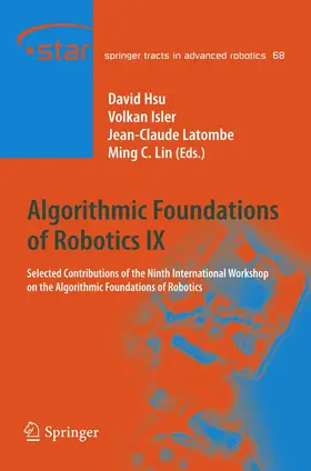 Hsu / Lin / Isler |  Algorithmic Foundations of Robotics IX | Buch |  Sack Fachmedien