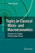 Flaschel |  Topics in Classical Micro- and Macroeconomics | Buch |  Sack Fachmedien