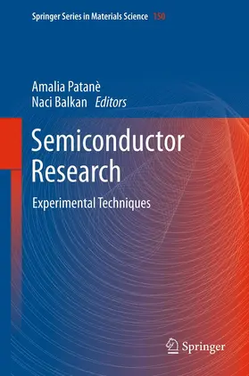 Balkan / Patane |  Semiconductor Research | Buch |  Sack Fachmedien