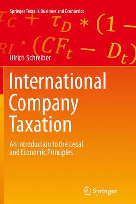Schreiber |  International Company Taxation | Buch |  Sack Fachmedien