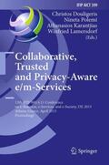 Douligeris / Lamersdorf / Polemi |  Collaborative, Trusted and Privacy-Aware e/m-Services | Buch |  Sack Fachmedien
