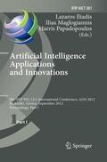 Iliadis / Papadopoulos / Maglogiannis |  Artificial Intelligence Applications and Innovations | Buch |  Sack Fachmedien