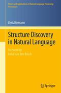 Biemann |  Structure Discovery in Natural Language | Buch |  Sack Fachmedien