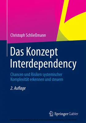 Schließmann | Das Konzept Interdependency | E-Book | sack.de