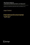 Friedrich |  Friedrich, J: International Environmental "soft law" | Buch |  Sack Fachmedien