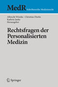 Wienke / Dierks / Janke |  Rechtsfragen der Personalisierten Medizin | eBook | Sack Fachmedien