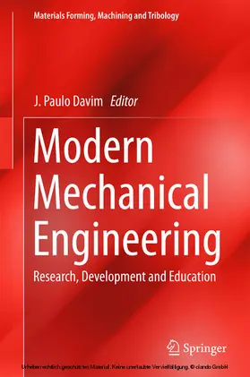 Davim | Modern Mechanical Engineering | E-Book | www.sack.de