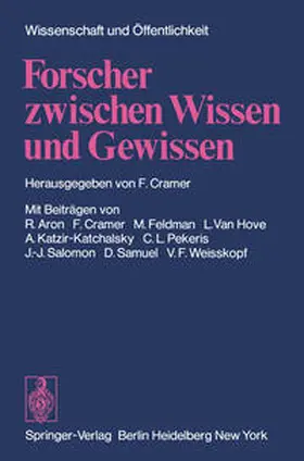 Cramer |  Forscher zwischen Wissen und Gewissen | eBook | Sack Fachmedien