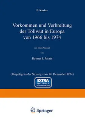 Kauker |  Vorkommen und Verbreitung der Tollwut in Europa von 1966 bis 1974 | eBook | Sack Fachmedien