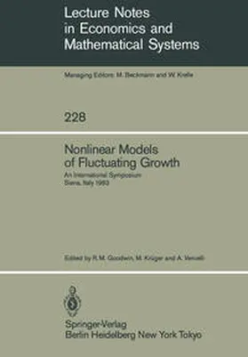 Goodwin / Krüger / Vercelli |  Nonlinear Models of Fluctuating Growth | eBook | Sack Fachmedien