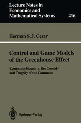 Cesar |  Control and Game Models of the Greenhouse Effect | eBook | Sack Fachmedien